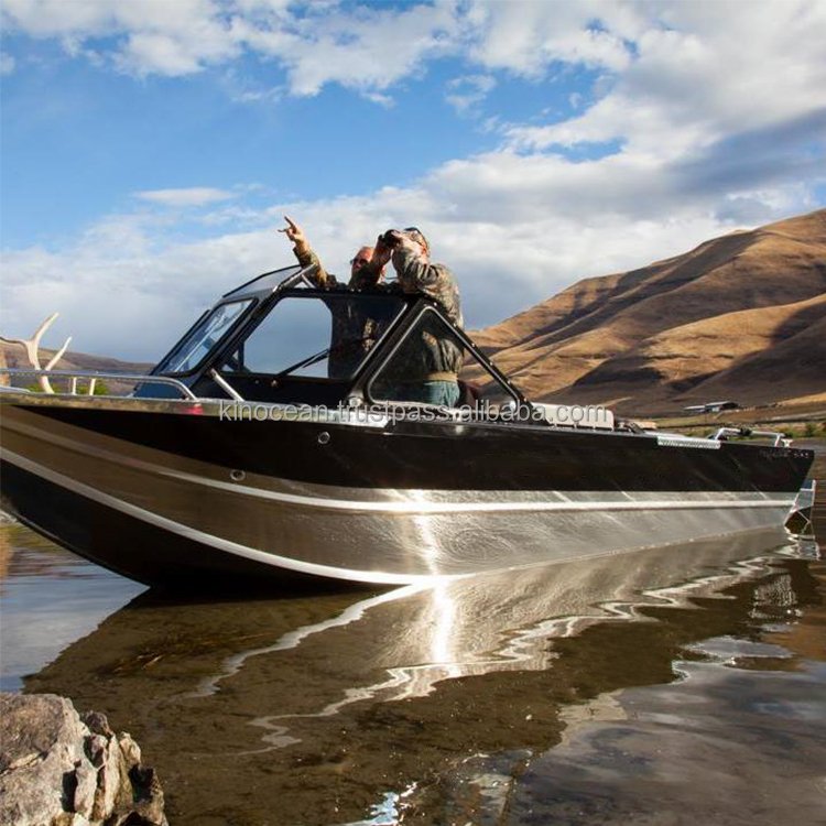 Best Selling China Kinocean Aluminum Fishing Cabin Boat Jet Ski Boats With Engine for Sale